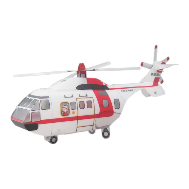 PPクラフト ヘリコプター(朝日航洋株式会社様実績) | 販促・ノベルティ