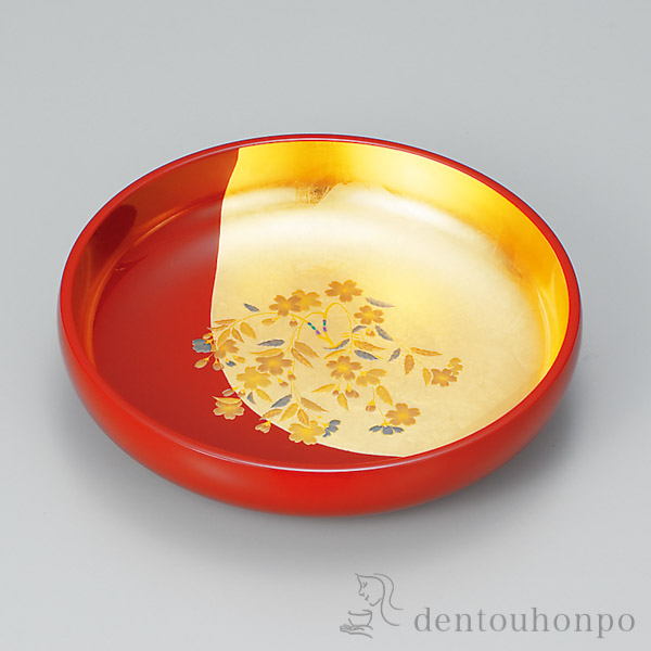 送料無料】 菓子鉢 さくら / おせち 運動会 漆塗り お祝い 女性 山中