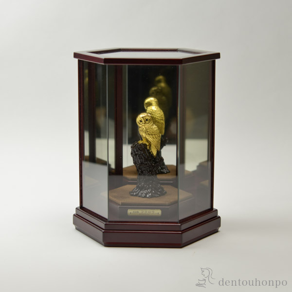 送料無料】 純金 フクロウ 8g / 光則（金工芸） 高級 コレクション