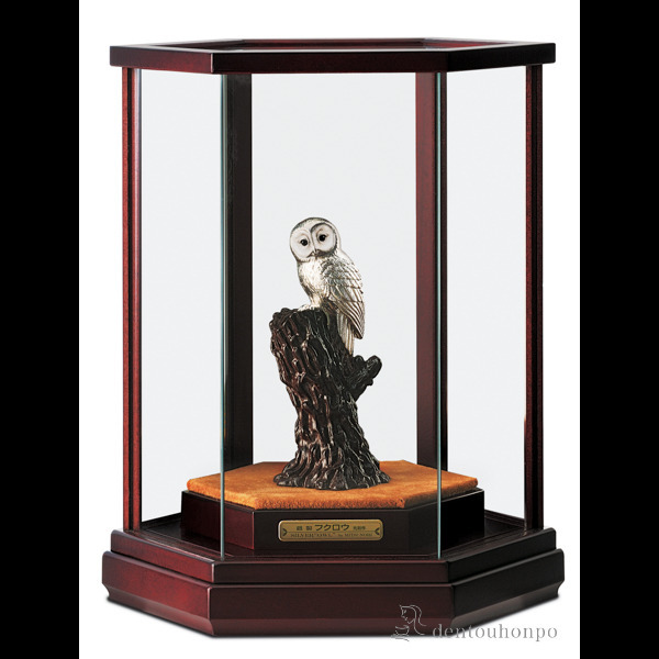 送料無料】 銀製 フクロウ / 高級 コレクション 美術品 工芸品 伝統