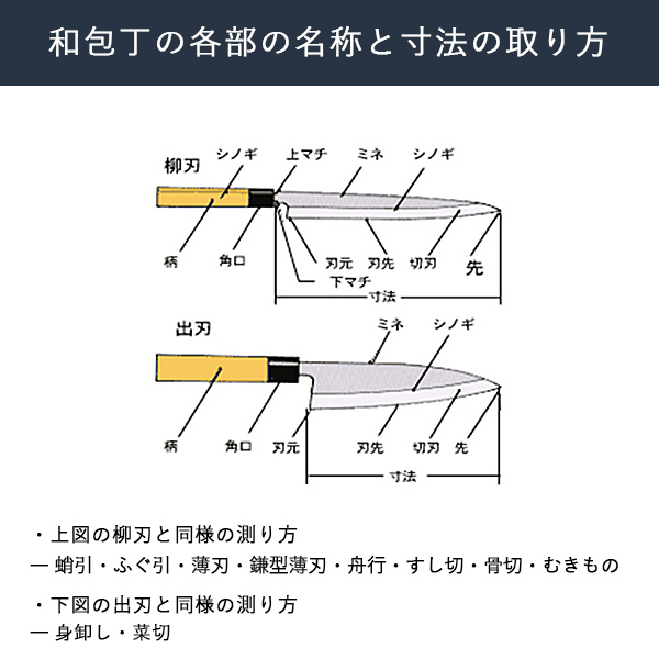 送料無料】 和包丁 堺菊守 極上（水牛柄） 柳刃 270mm 1本 名入れ彫刻
