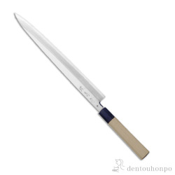 送料無料】 和包丁 堺菊守 銀3（水牛柄） 柳刃 270mm 1本 名入れ彫刻