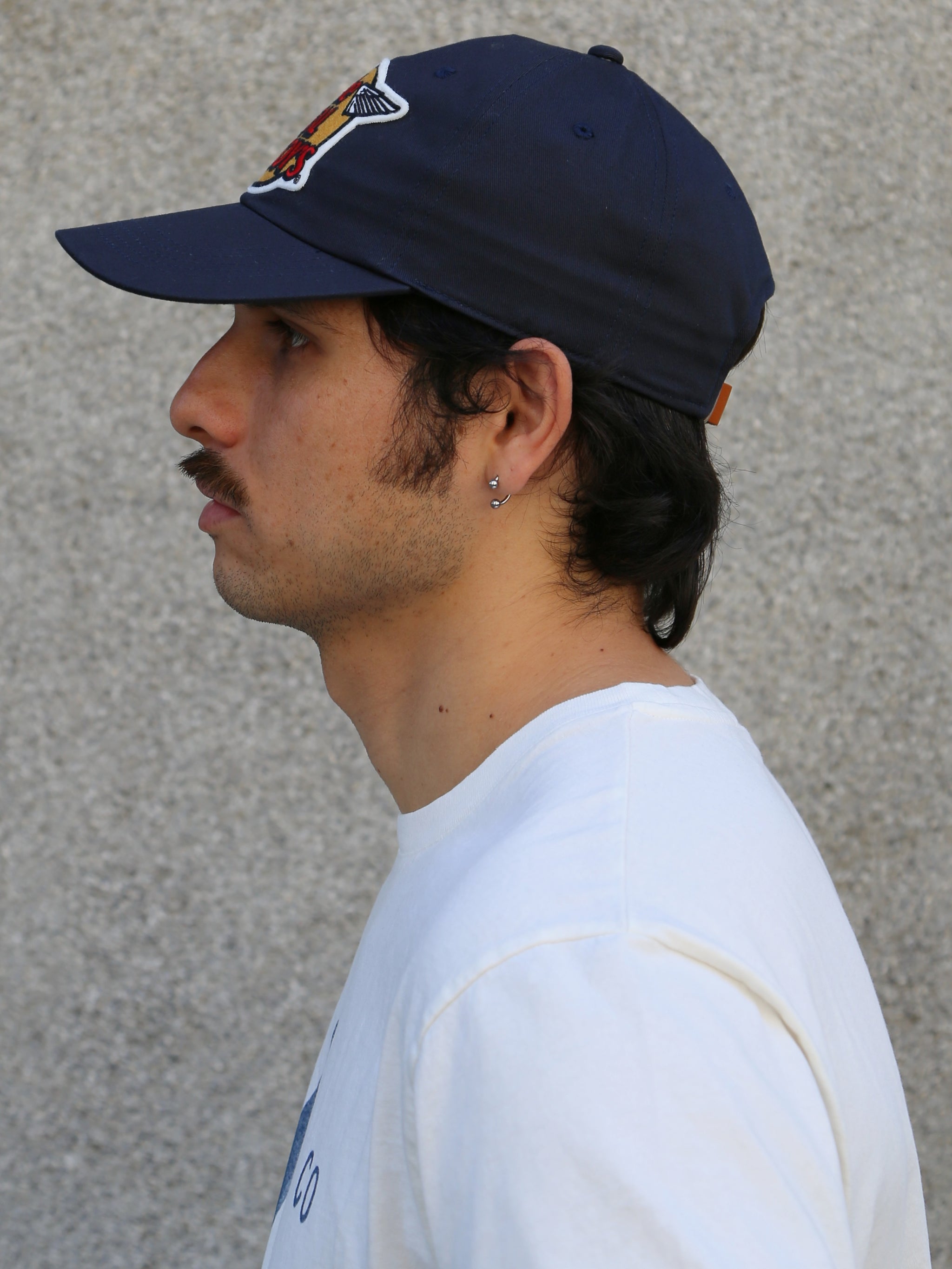The Real McCoy's MA23001 Logo Baseball Cap – Navy | denimheads.cz
