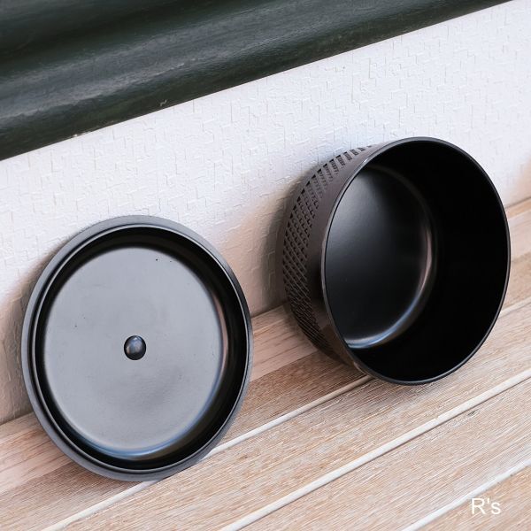 レトロ プラスチック製 蓋付き容器 小物入れ 菓子器 未使用品 (VV6066