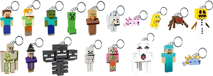 マインクラフト フィギュアキーチェーン | デアゴスティーニ公式