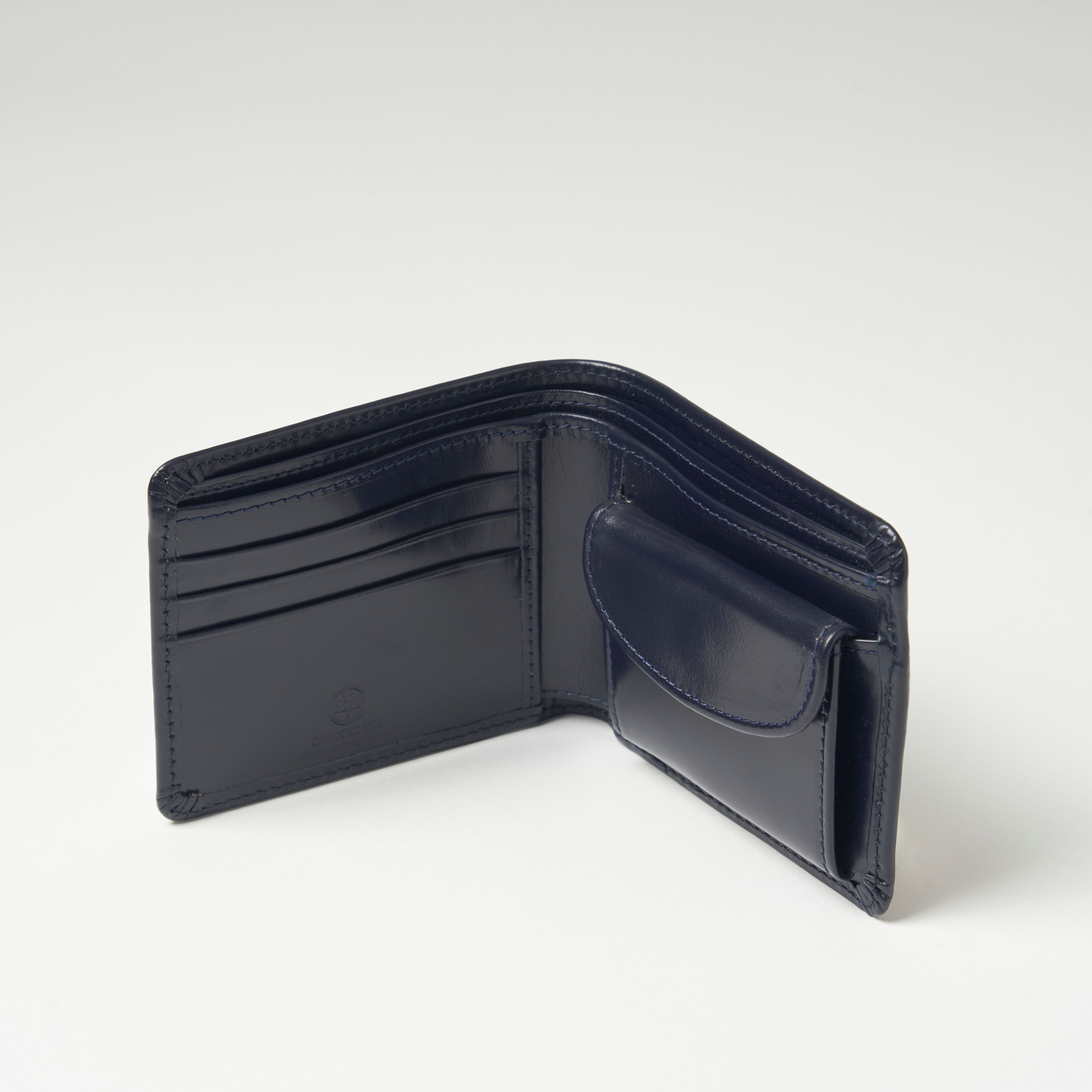 財布】グレンロイヤル ブライドルレザー 二つ折り財布｜手仕事が息づく