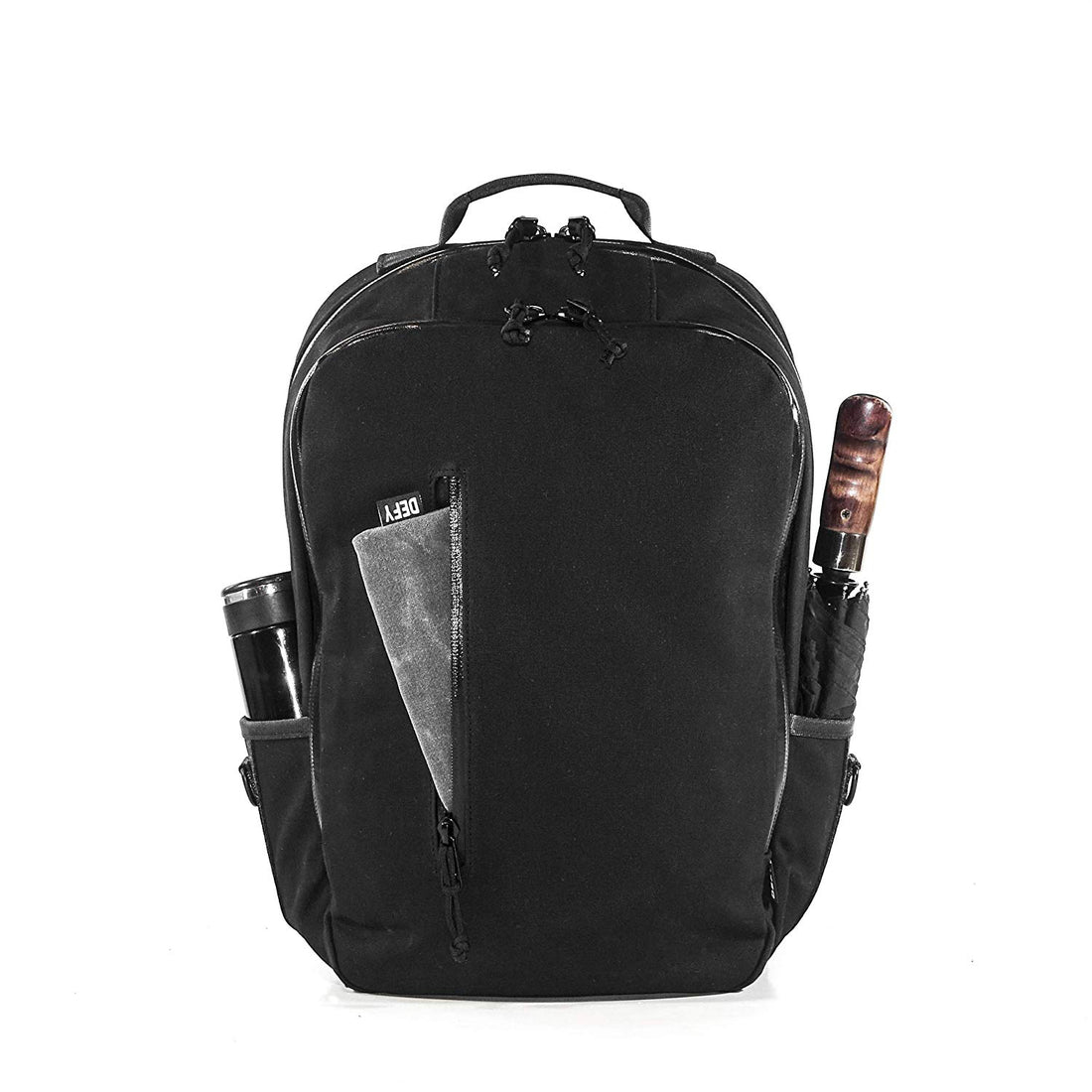 Bucktown Backpack | Black TexWax™ Canvas – DEFY