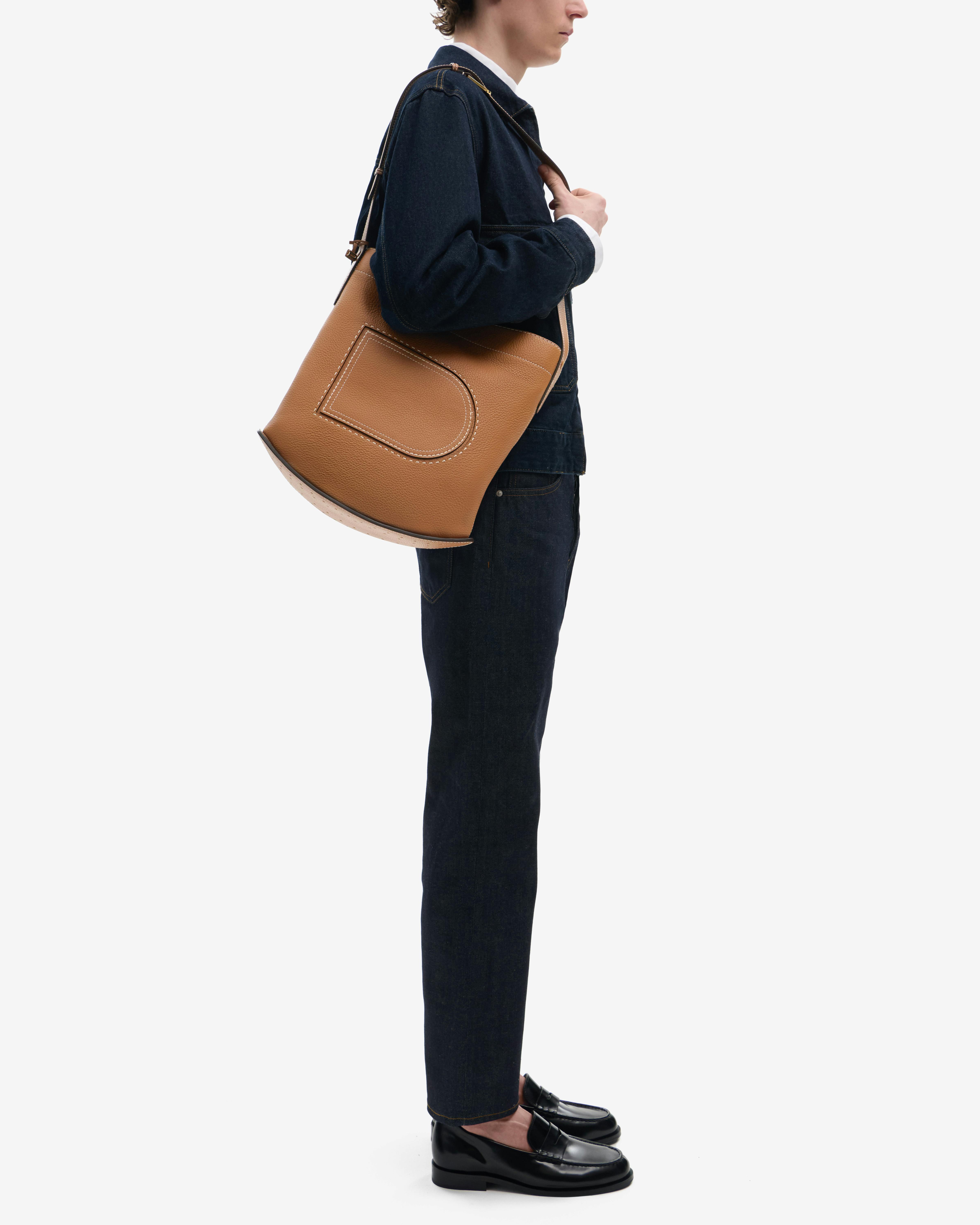 パン ミニ バケット サーピケ Vegetal - Ivory - トップハンドル