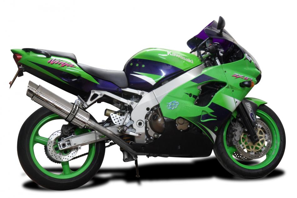 Kawasaki ZX-9R Ninja 2000-2001 Slip On 14″ Round Stainless Exhaust