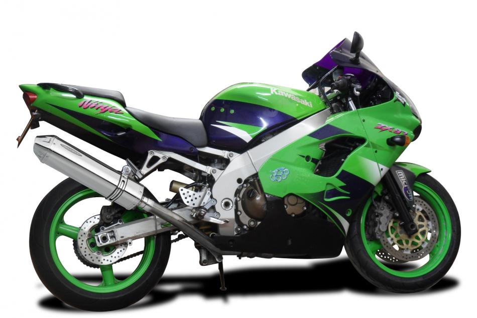 Kawasaki ZX-9R Ninja 2000-2001 Slip On 14″ Round Stainless Exhaust