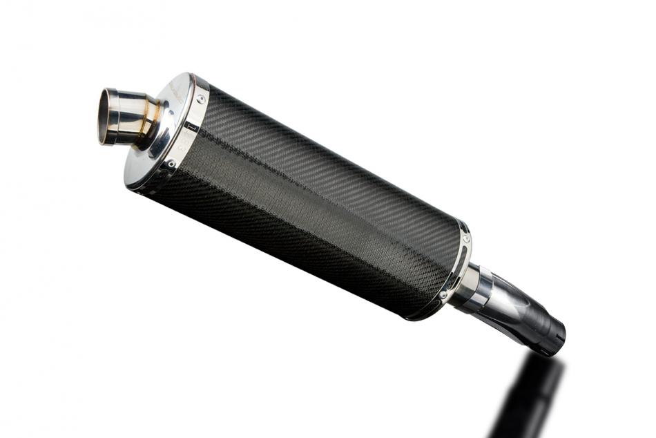 Slip-On Exhaust with 13.5-inch XOval Brushed 304 Stainless Steel