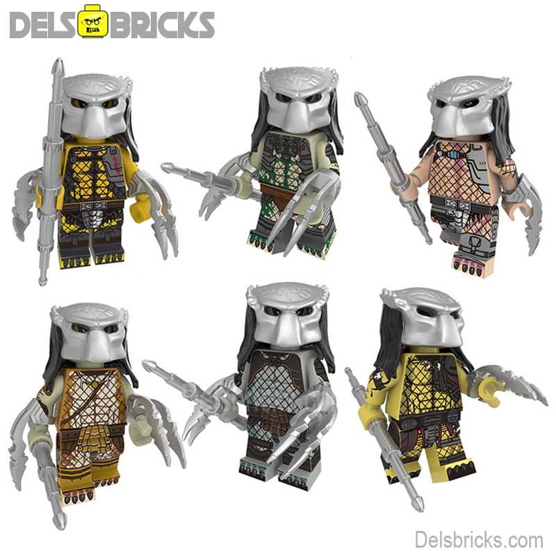 Alien's Vs Predator Minifigures – DelsBricks Minifigures