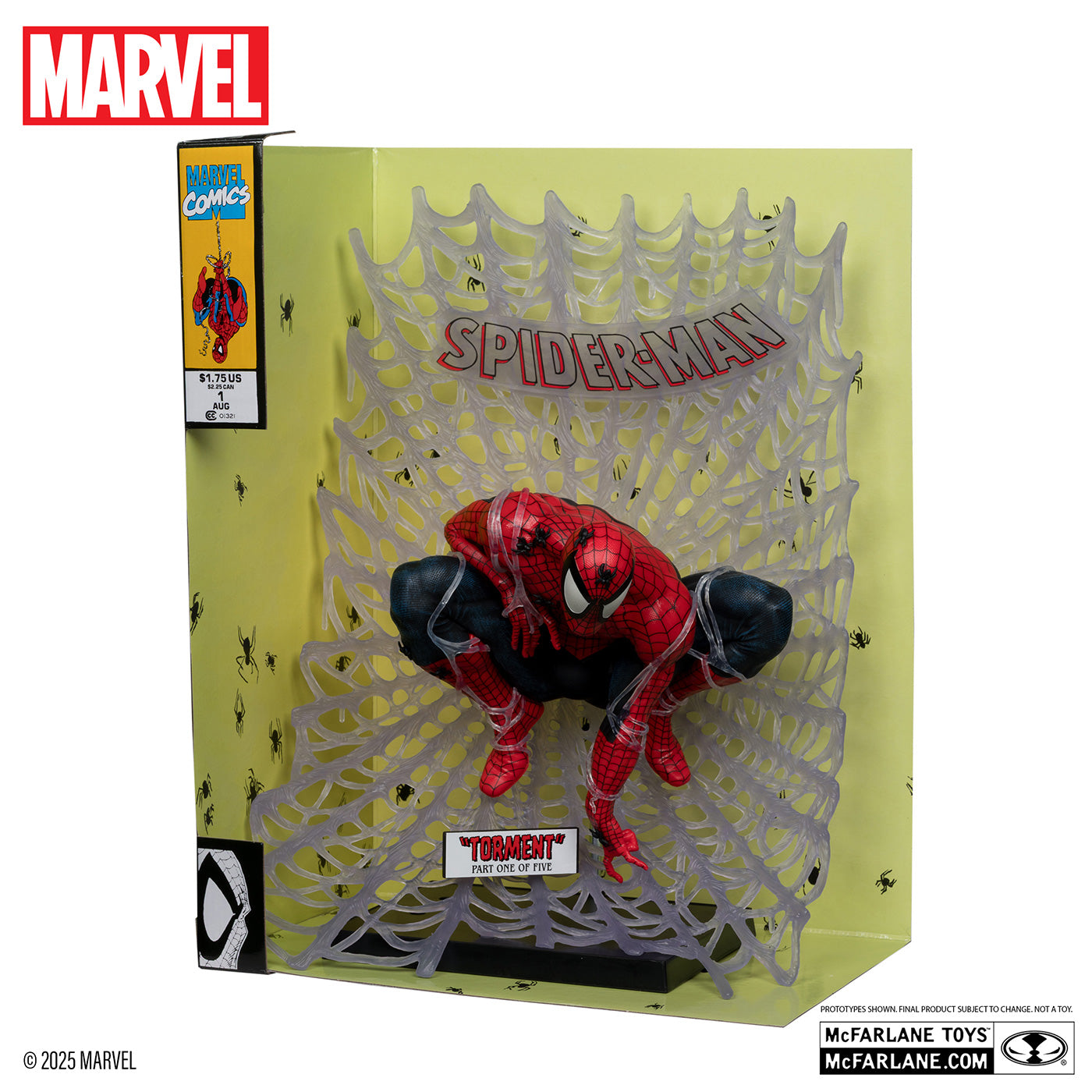 マーベル／MARVEL】 スパイダーマン 1/6スケール シーン・フィギュア