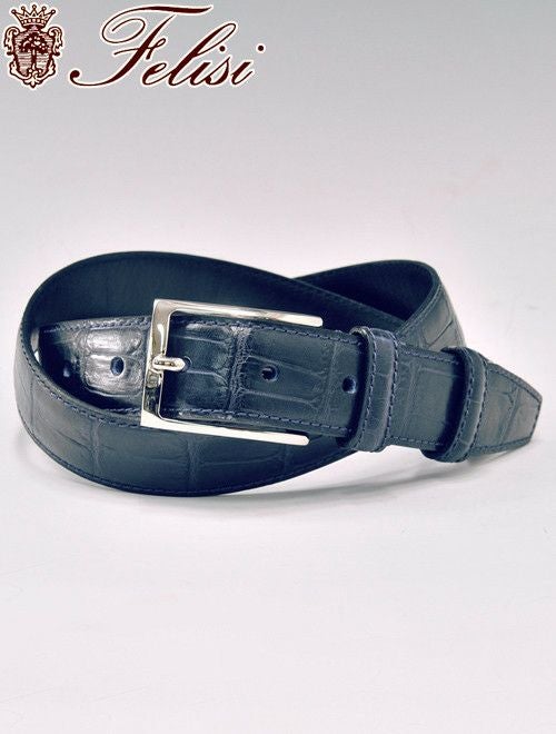 felisi フェリージ レザーベルト エンボスクロコ 型押し 85/07/SA 3cm