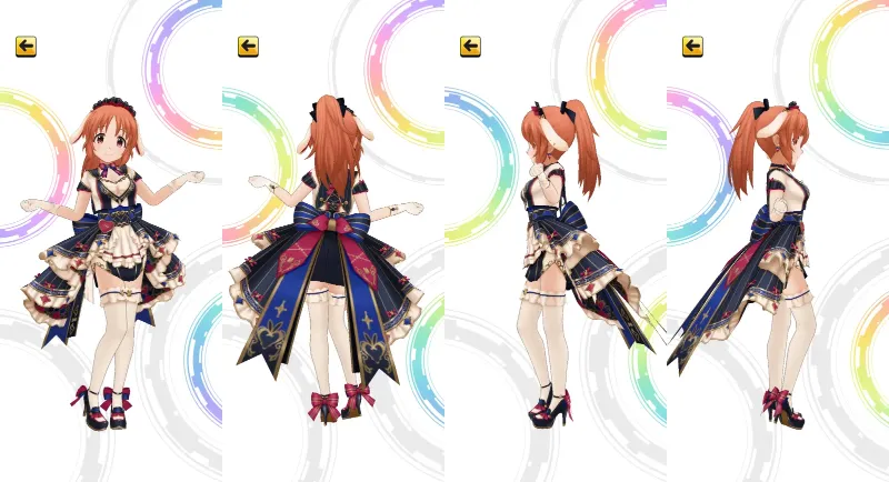 デレステ】安部菜々の3D衣装一覧 SSR・ドレスショップ・セレクト