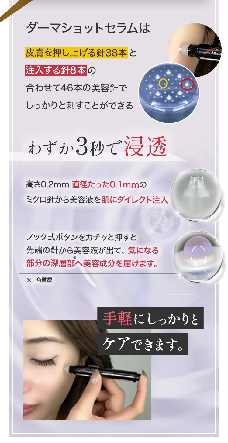 ダーマショットセラム正規取扱店 -Dermashot Serum-