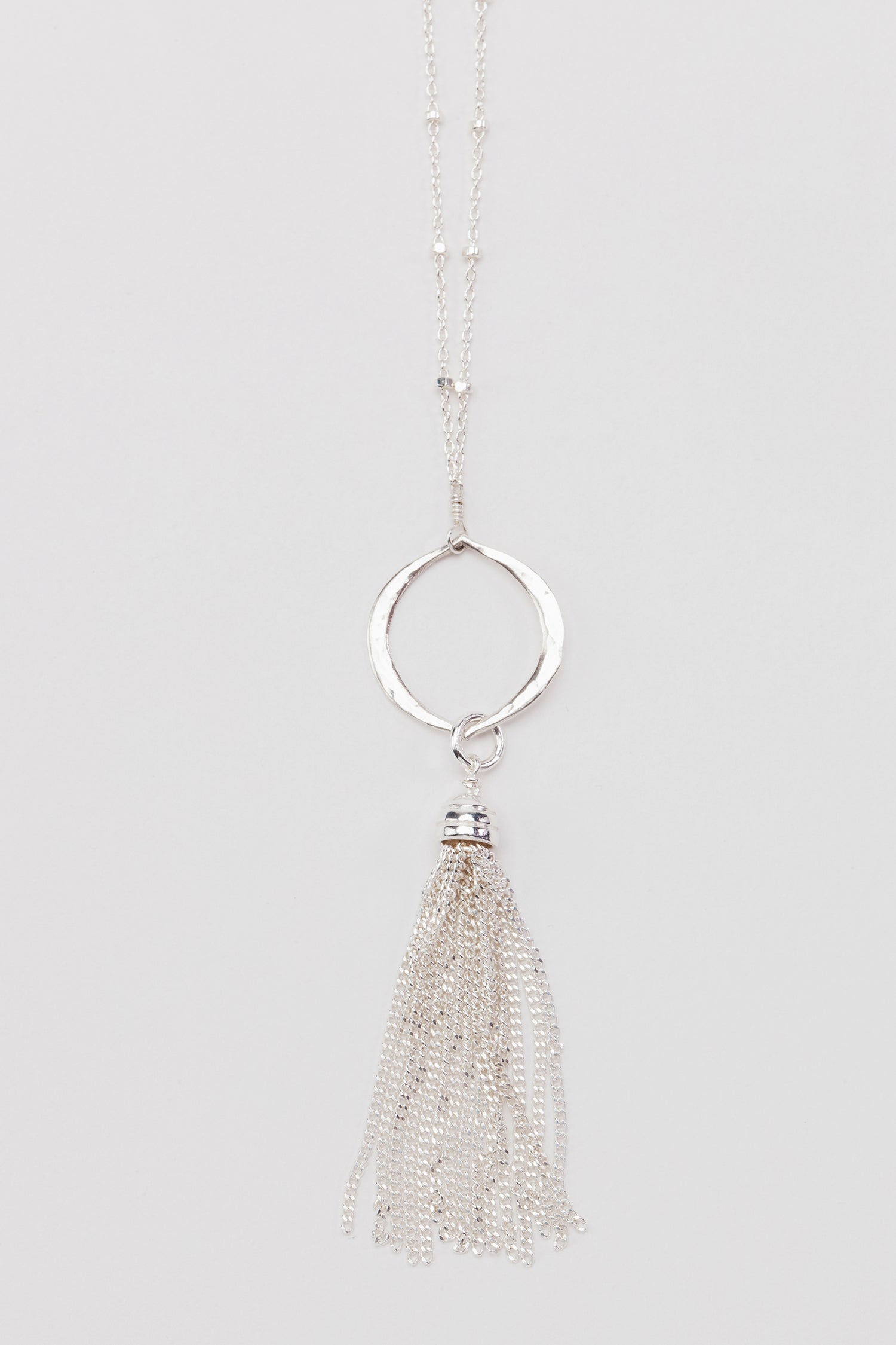 Sterling Silver Necklace, 925 Tassel Jewelry, Women's Fashion