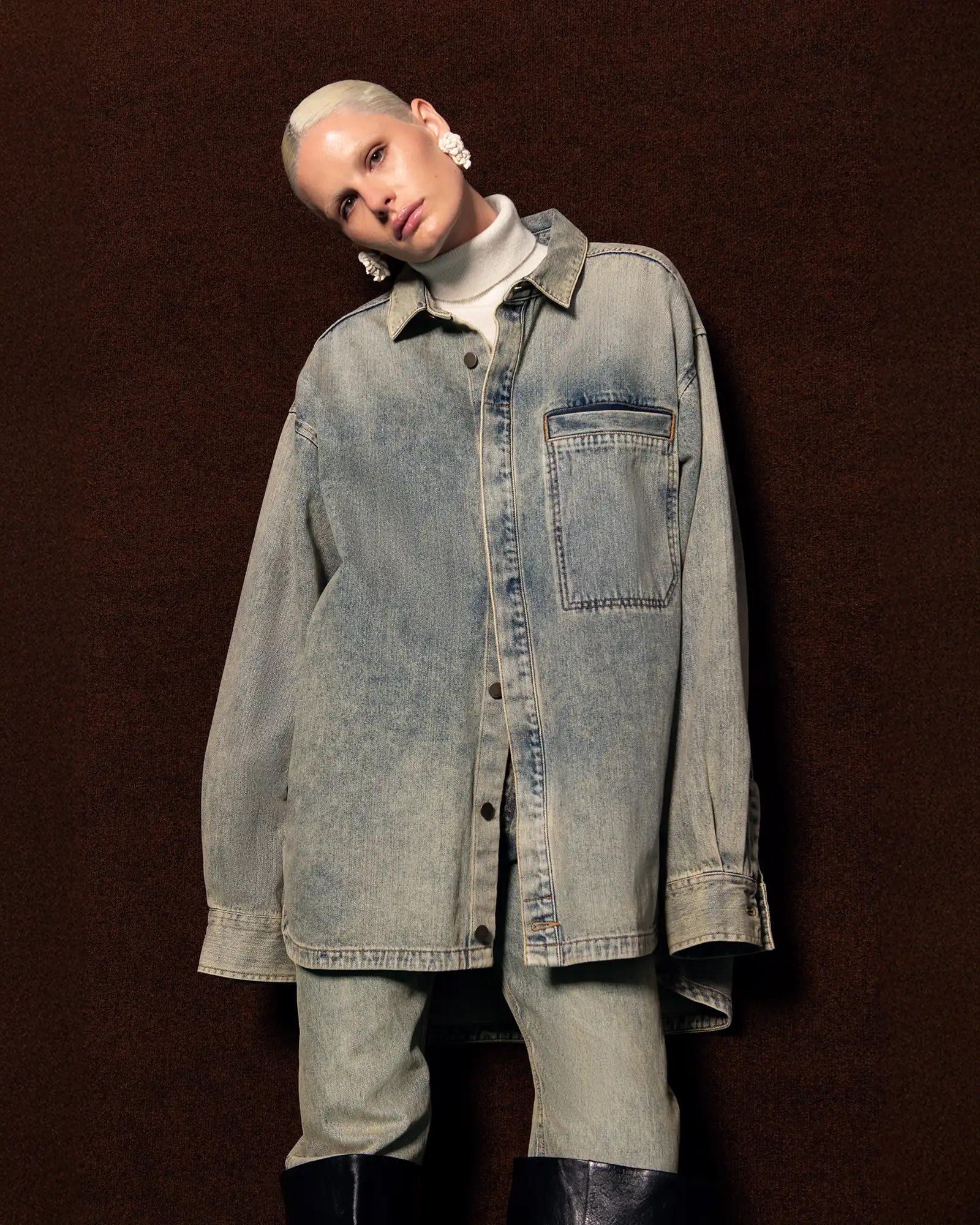 Entire studios (エンタイアスタジオ) HERCULEAN SHIRT / SUFACEWAVE