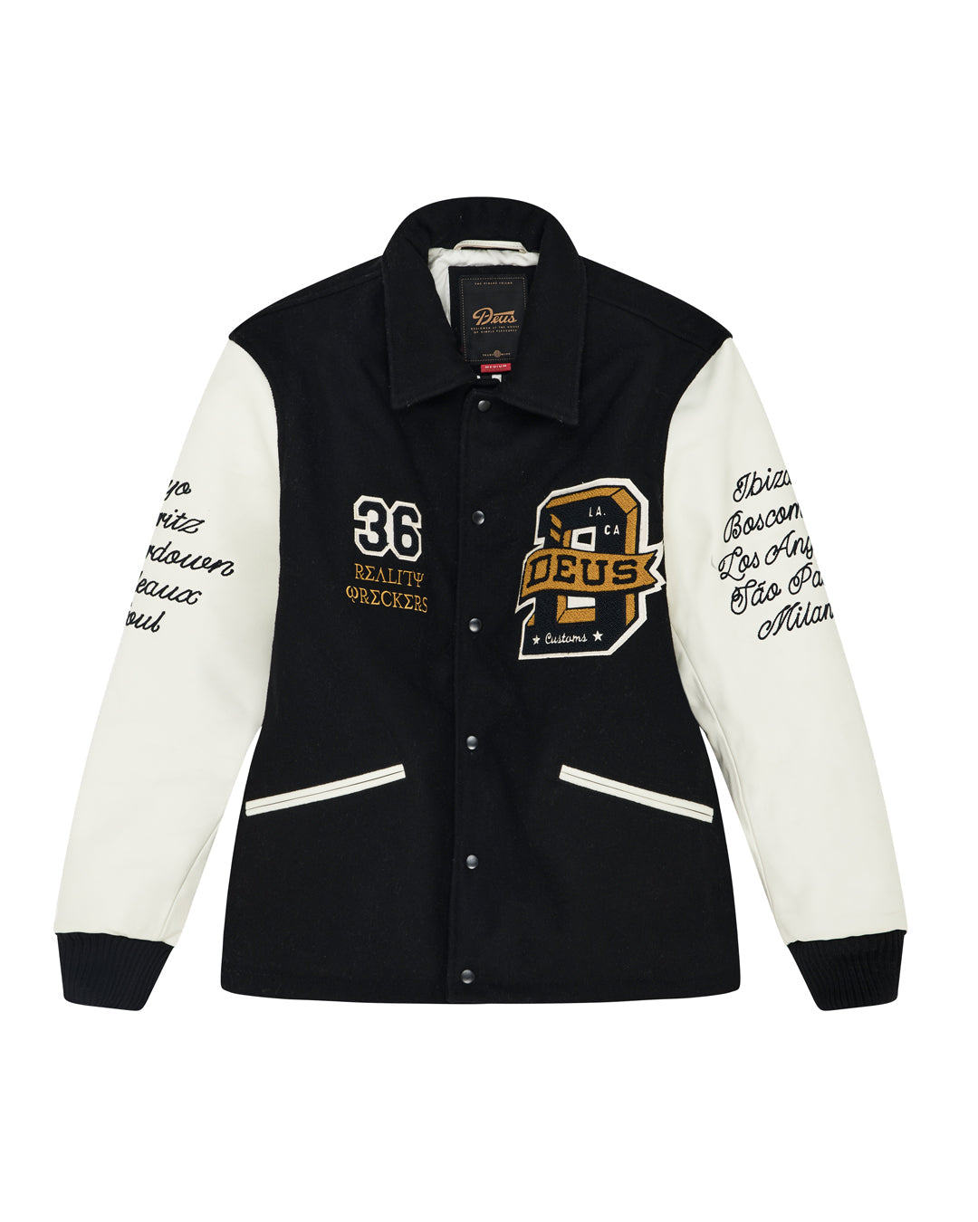 Jackets | Deus Ex Machina | Sourmug Coach Jacket - Black – Deus Ex