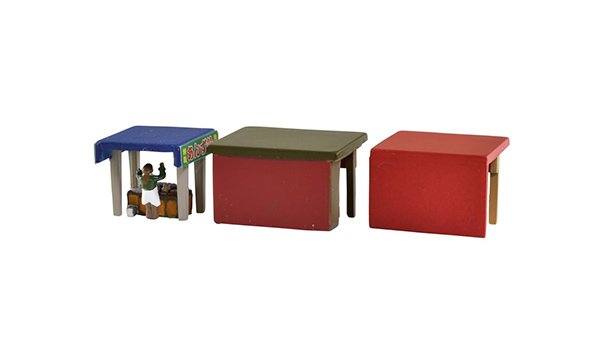 情景小物004-3 露店C3｜製品をさがす｜ジオコレ