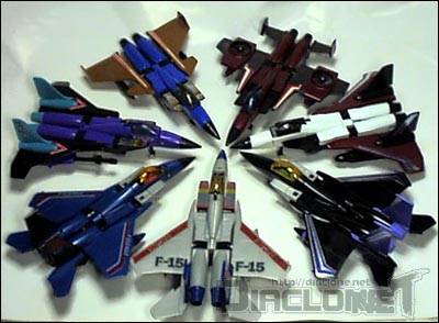 ジェット機ロボ大集合！