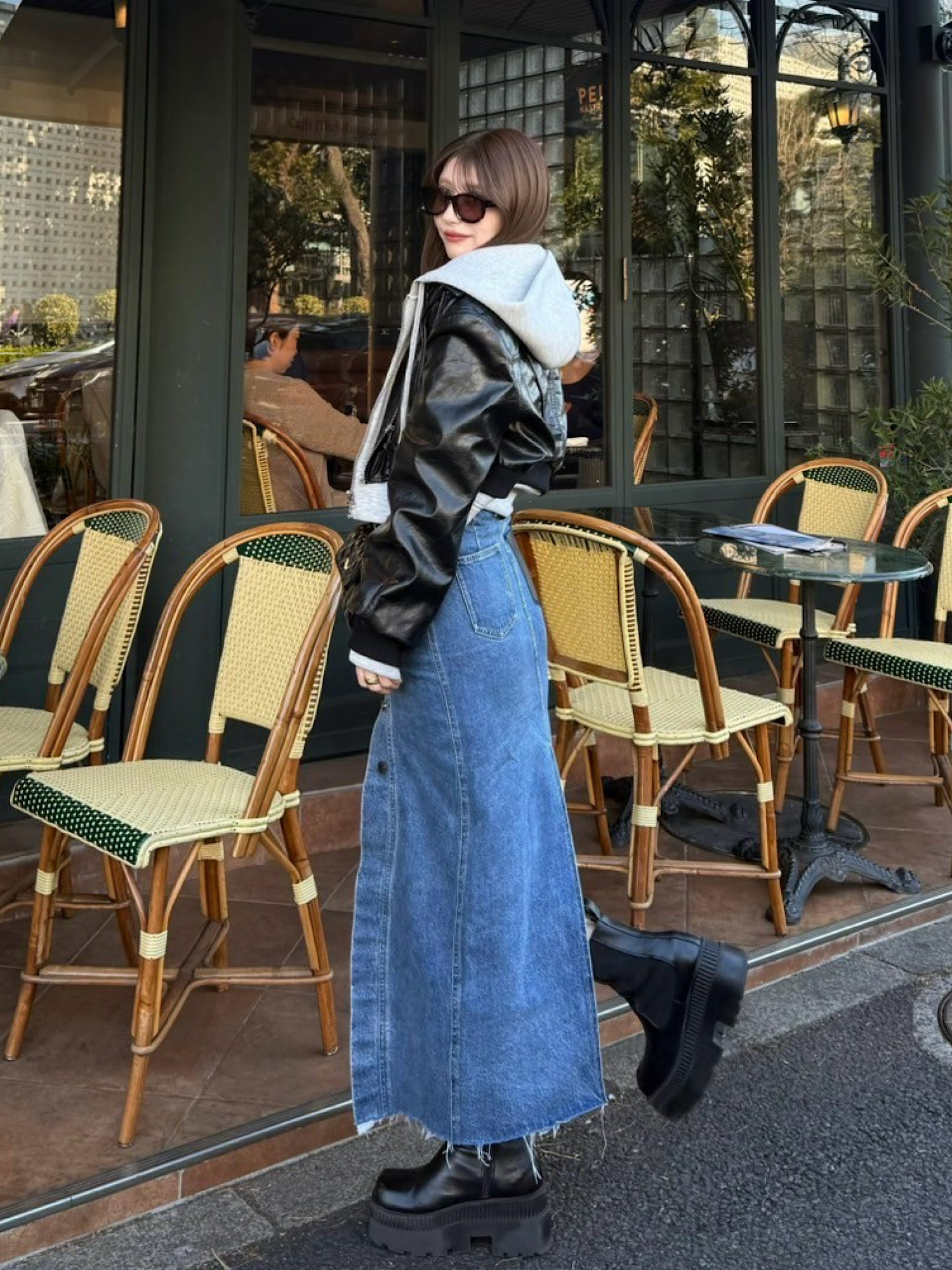 Layered slit denim skirt | DIANTÉ (ディアンテ)公式通販サイト