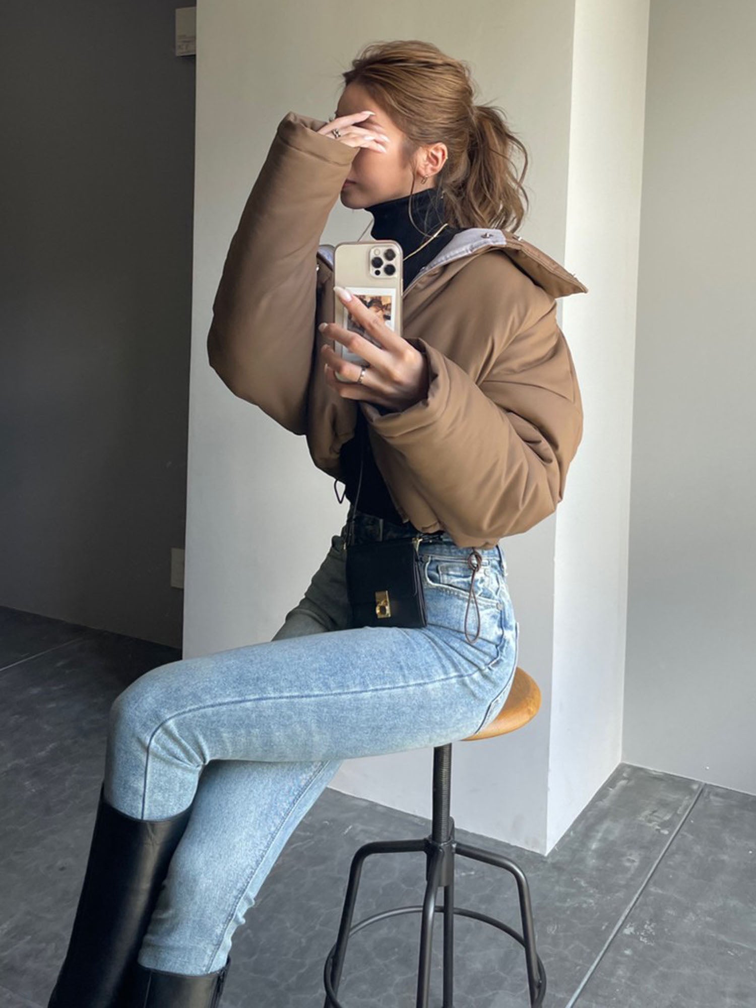 Inner pattern down jacket | DIANTÉ (ディアンテ)公式通販サイト