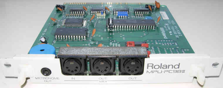 基板写真館：Roland MPU-PC98Ⅱ - Diary on wind