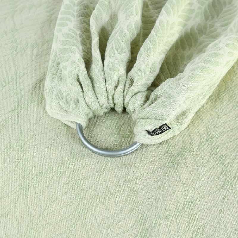 ディディモス リネン混 スリング トリアス モーニンググリーン