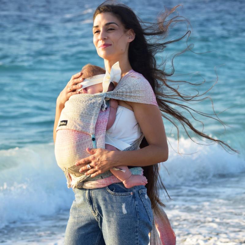 DidyKlick 抱っこ紐 青紫色のグラデーション DidyKlick 抱っこ紐 青