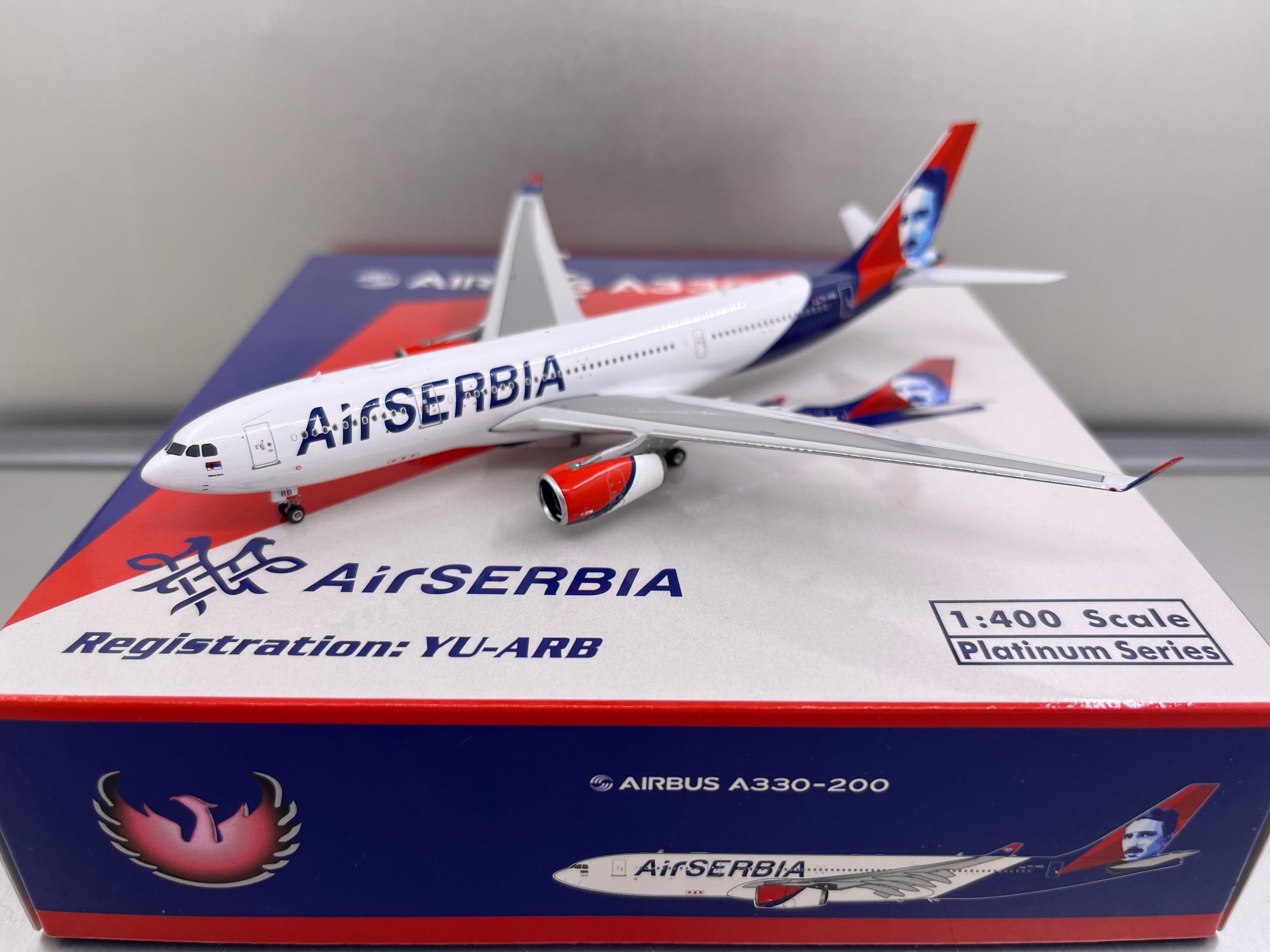 Air Serbia A330-200 YU-ARB Phoenix 1:400 – Diecastbird Plane Model