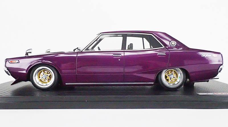 イグニッションモデル 1/43 スカイライン GT-X (GC110) パープル