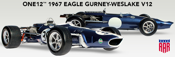 ミニカー TrueScale Eagle gurney-waslake V12 1967 1967 Eagle Gurney