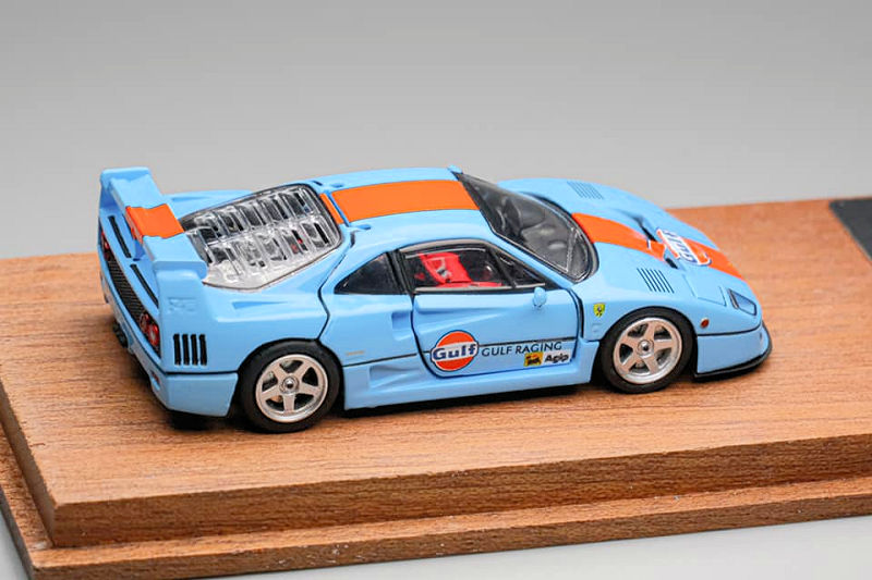 PGM Ferrari F40 LM Gulf Livery • DiecastSociety.com