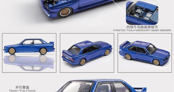 Mortal Models New 1:64 BMW E30 M3 Evolution • DiecastSociety.com