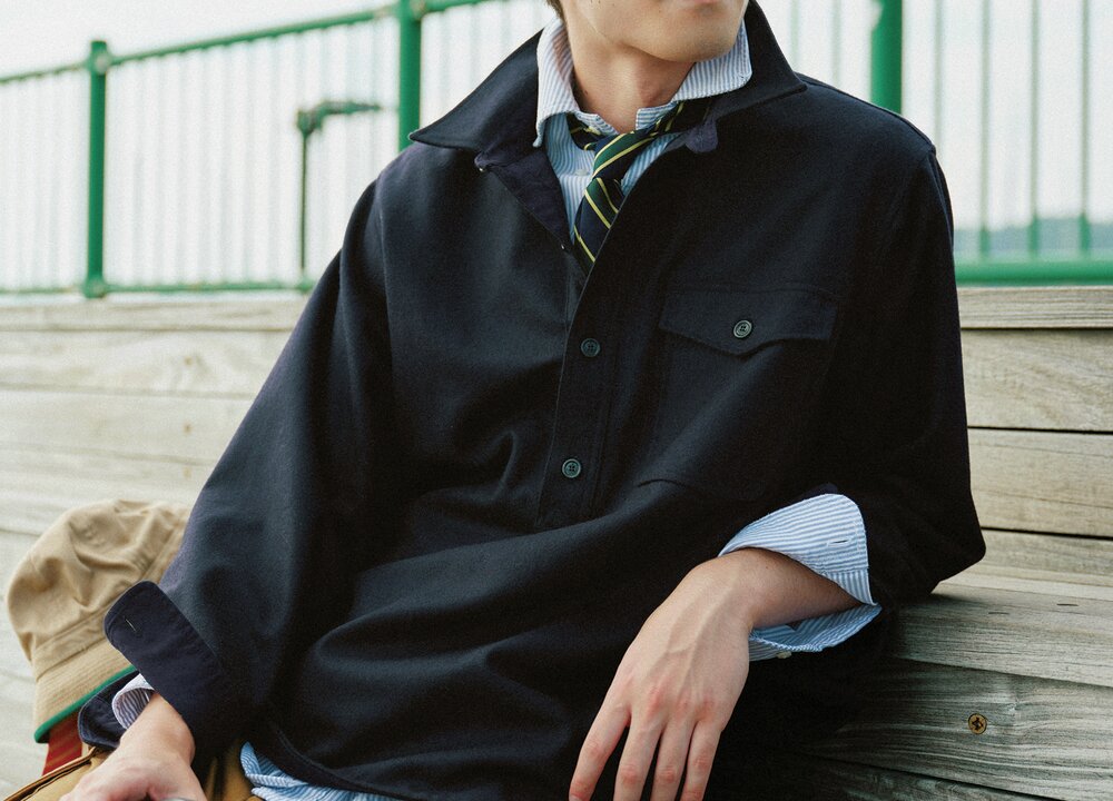 FIDELITY × 2nd別注】ブレザーの代わりに、CPOシャツという提案です