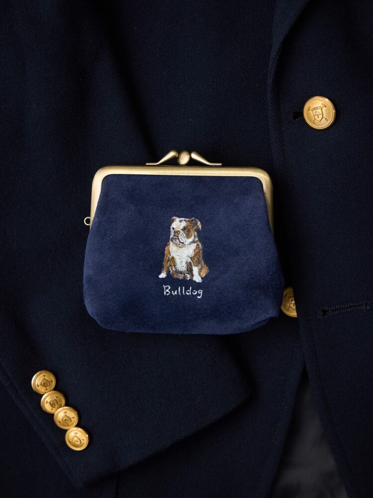 Brown Brown×2nd別注】手のひらサイズの、ハンドペイントがま口