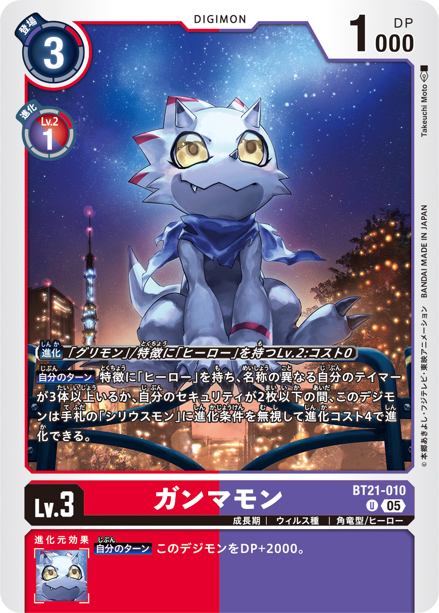 ガンマモンデッキ サンプルレシピとデッキタイプまとめ【CYBER EDEN