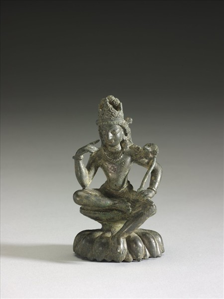 銅鎏金彌勒菩薩趺坐像- 故宮