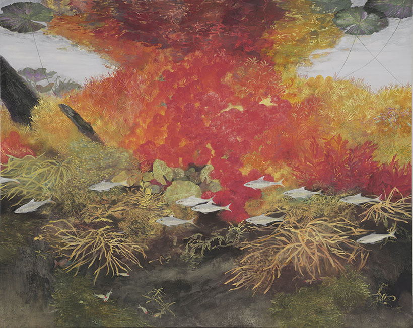 日本画［学部］｜Japanese Painting [Bachelor] 水中散歩｜可児 貴子