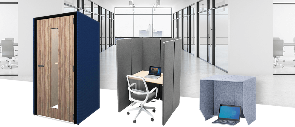 フリーアドレス用可動式集中ブース C-Booth フリーアドレス用可動