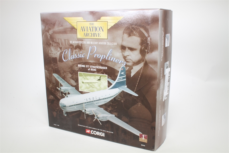Corgi 48105 Boeing B377 Stratocruiser BOAC G-ALSD Named - Hattons