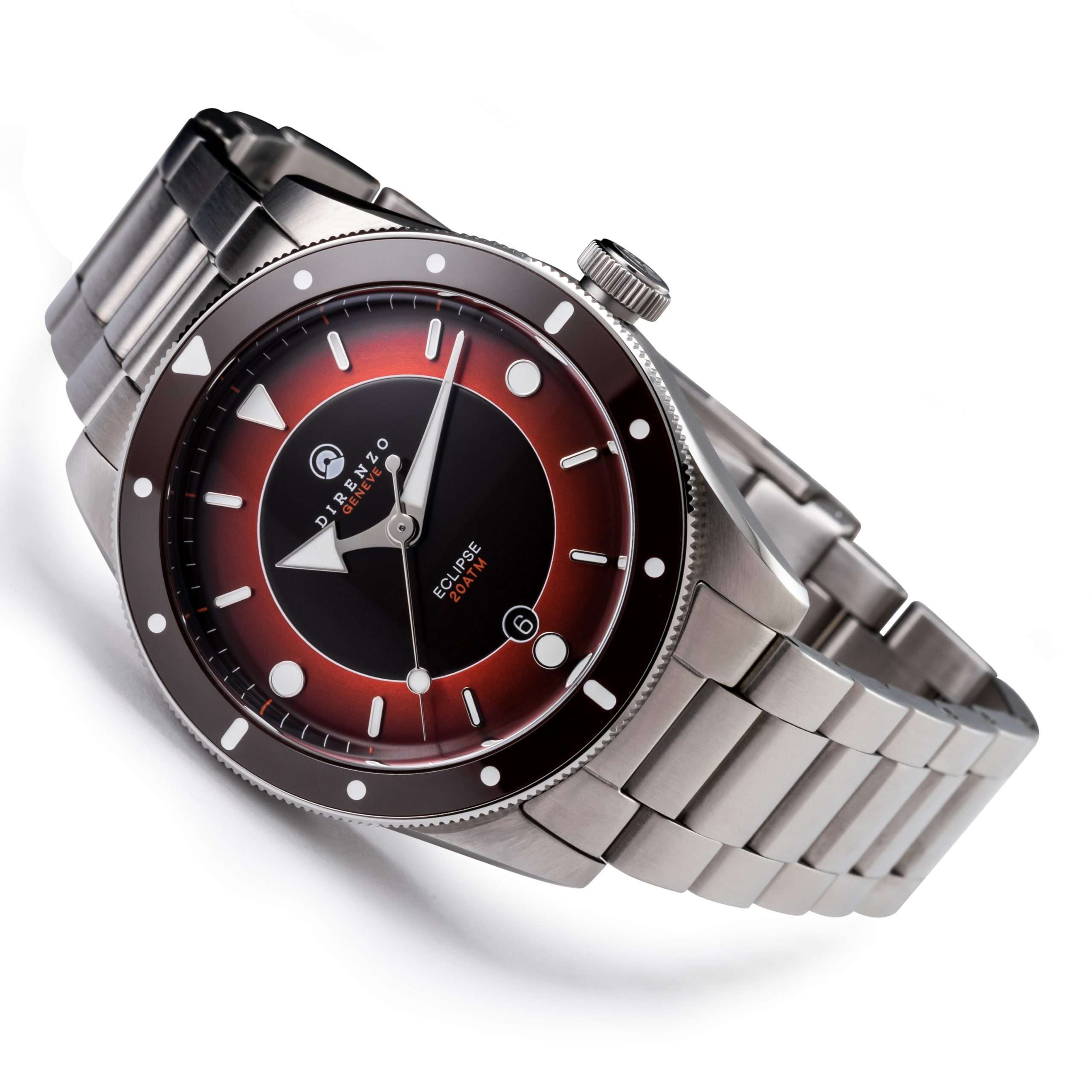 DRZ 03V2 Eclipse Red (date) - Direnzo Watches