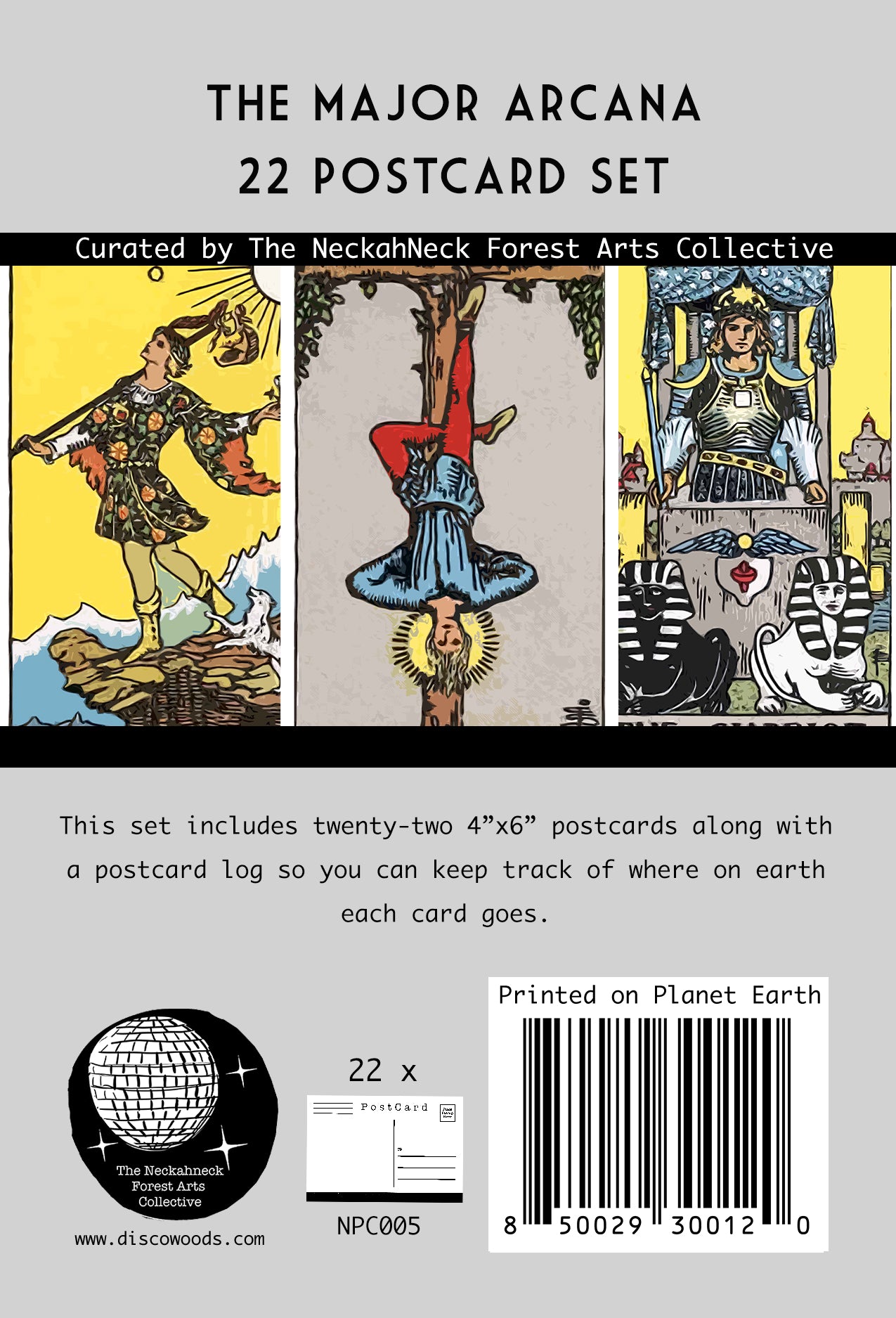 The Major Arcana Tarot Postcards - Set of 22 – The NeckahNeck