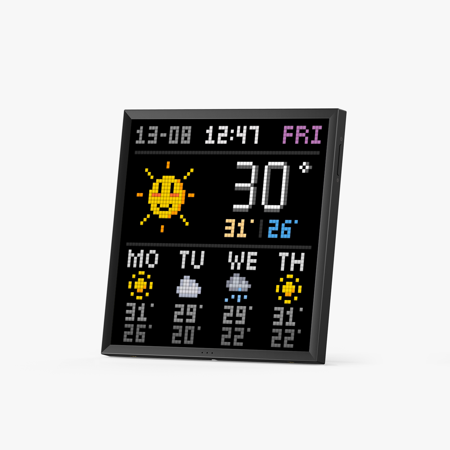 Divoom Pixoo-64 | WiFi ピクセル クラウド デジタル フレーム | 64 X