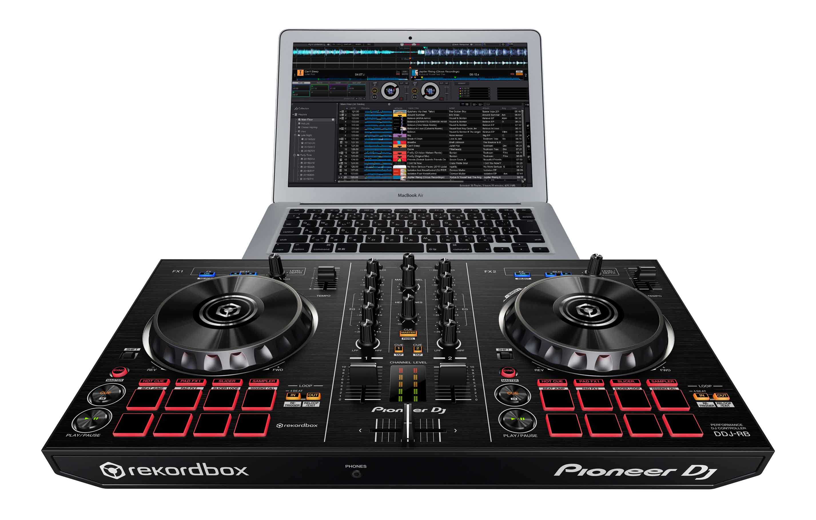Pioneer DJ DDJ-RB Rekordbox DJ Controller Review And Video