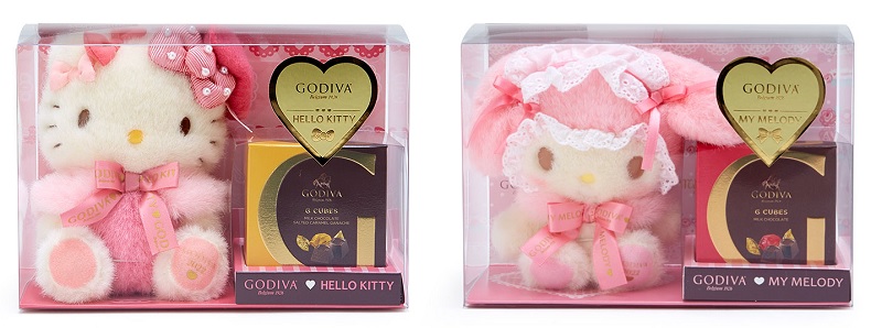 ハローキティとマイメロディ、どっちにする？GODIVAコラボのギフト