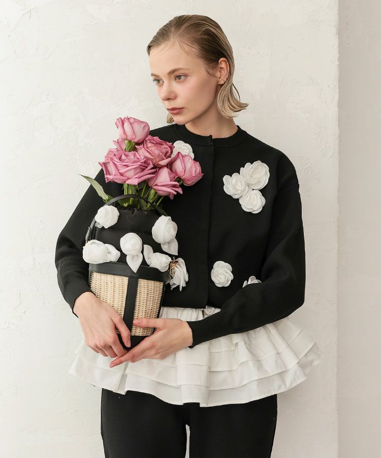 2wayスカラップベンチコート[C]