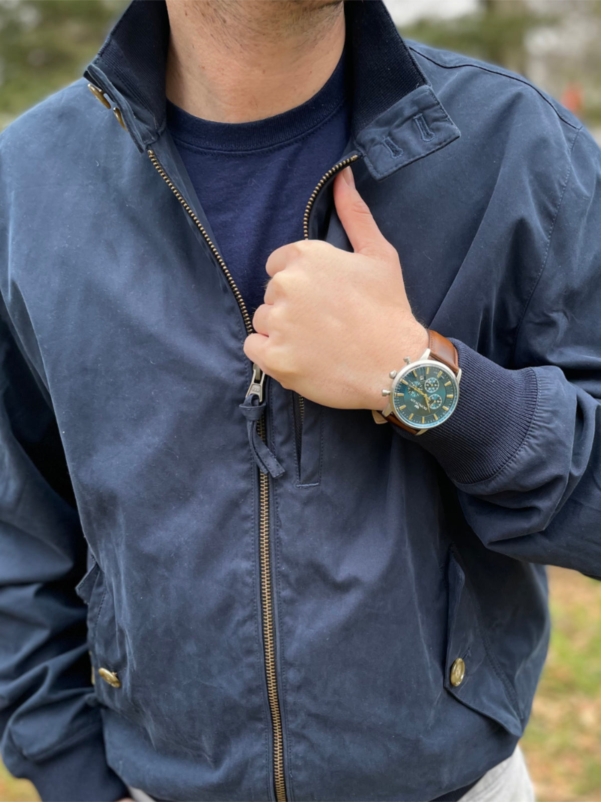 The Chrono X Pacific - Brown Leather - Donovan Watches