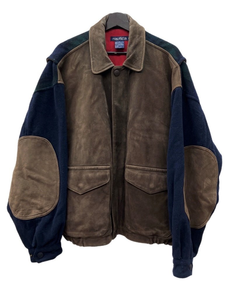 ノーティカ NAUTICA 90s SWITCH BOMBER JACKET 切り替え ボンバー